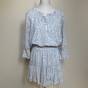 Buddy Love White Mini Dress with Ruffles